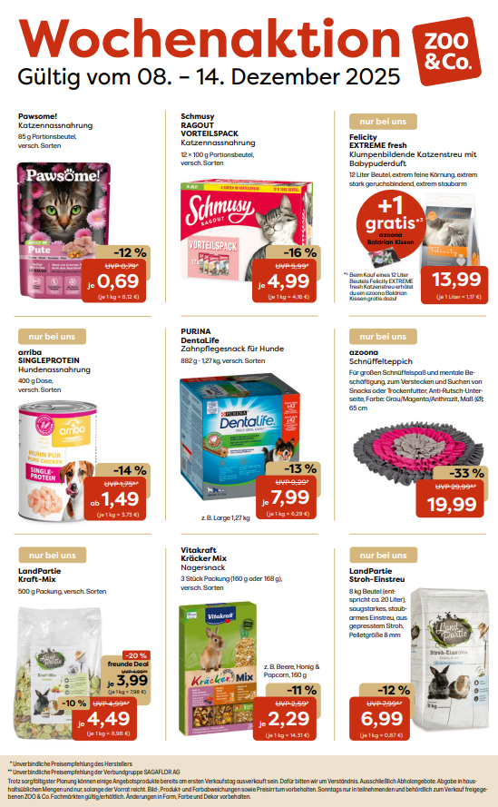 Entdecke unsere aktuelle Wochenaktion vom 08. - 14.12.2025!
